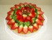 ovocný jahodový dort